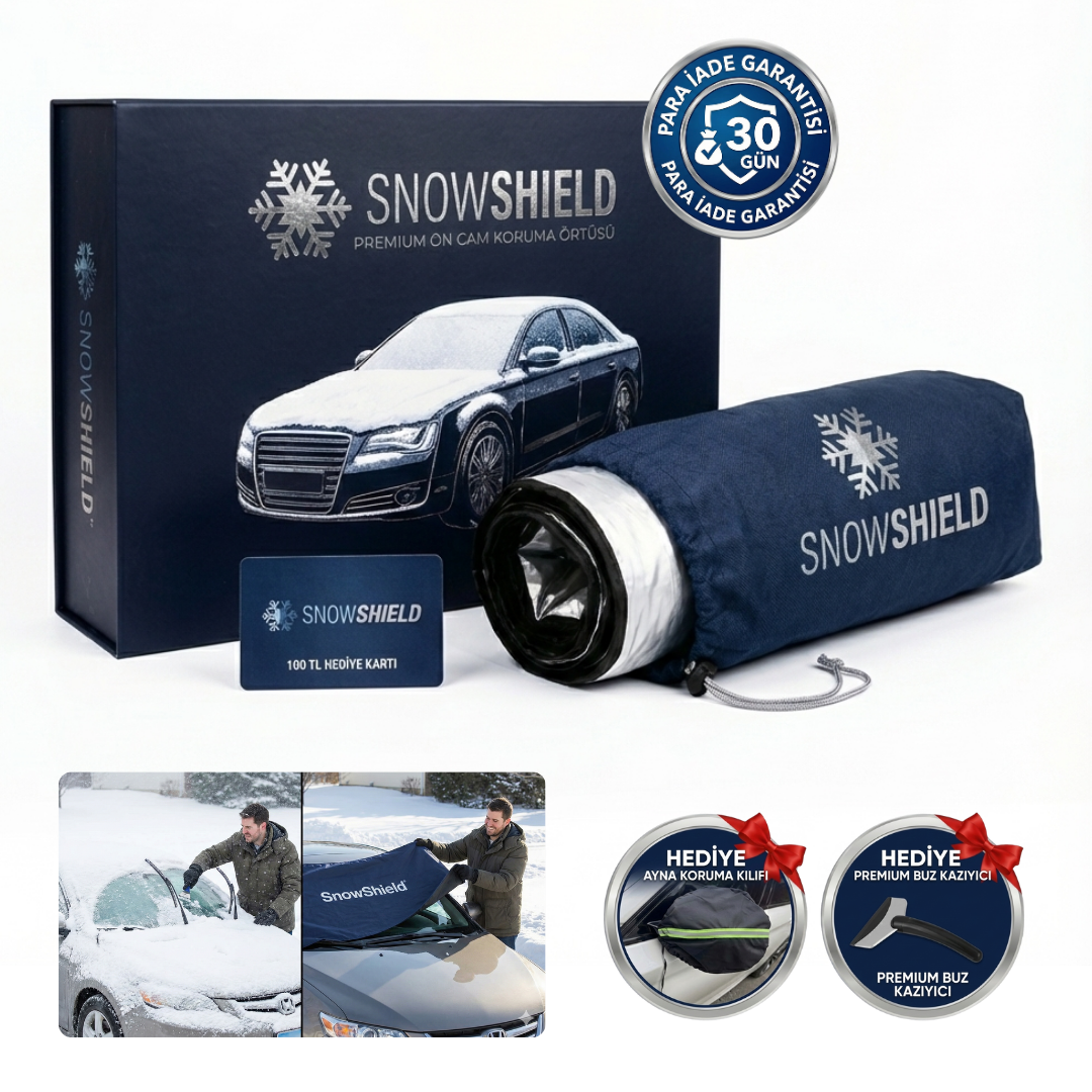 SnowShield™ Pro - 4 Mevsim Kar  Buz ve Güneş Önleyici Cam Kalkanı