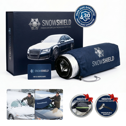 SnowShield™ Pro - 4 Mevsim Kar  Buz ve Güneş Önleyici Cam Kalkanı