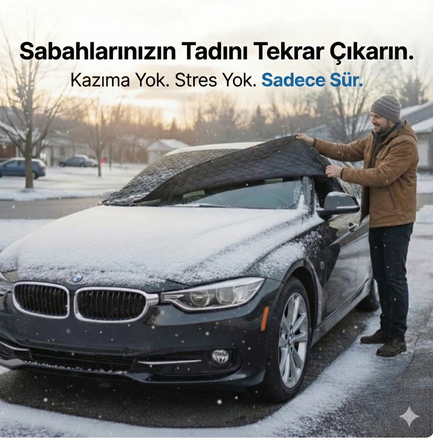 SnowShield™ Pro - 4 Mevsim Kar  Buz ve Güneş Önleyici Cam Kalkanı